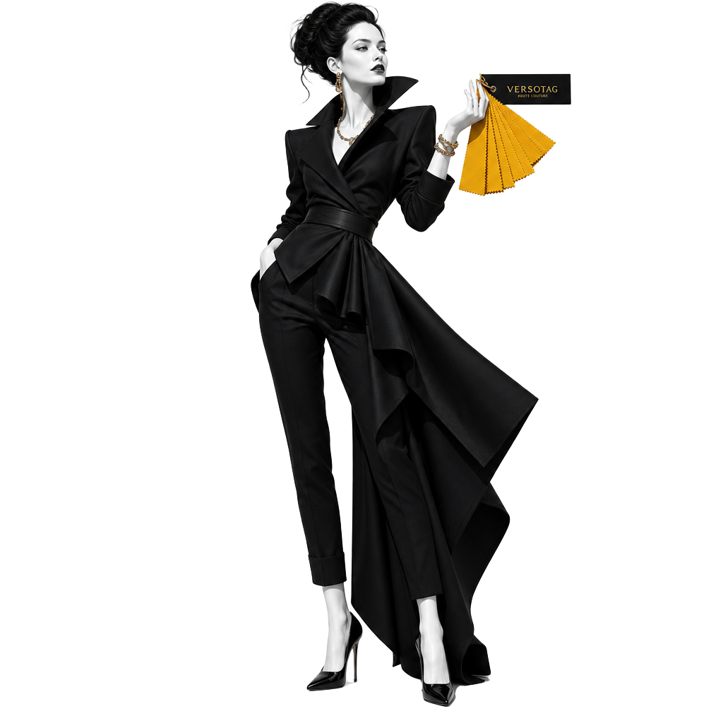 A personal stylist character ready to guide your transformation